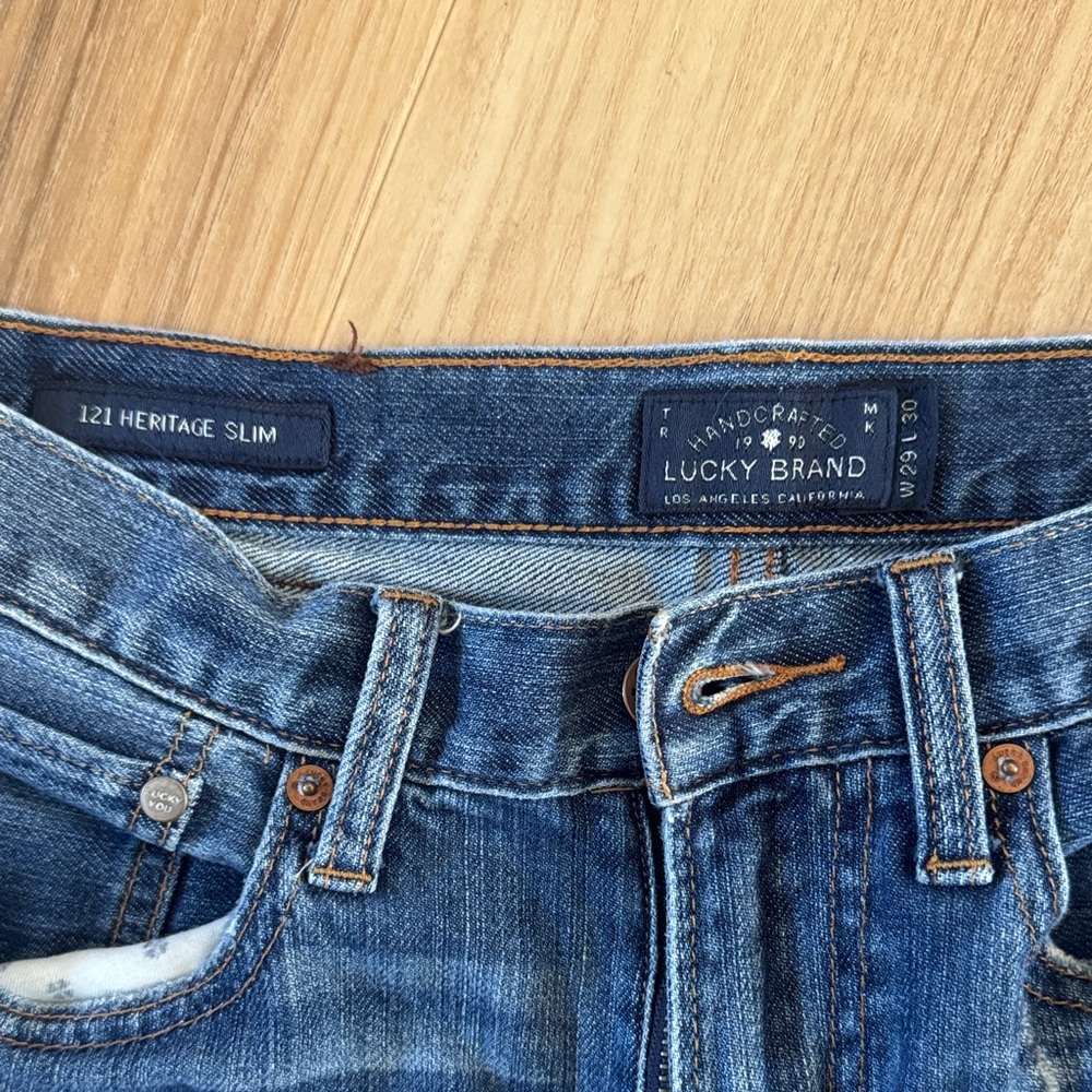 Lucky Brand Heritage Slim Blue Jeans - Picture 8 of 8